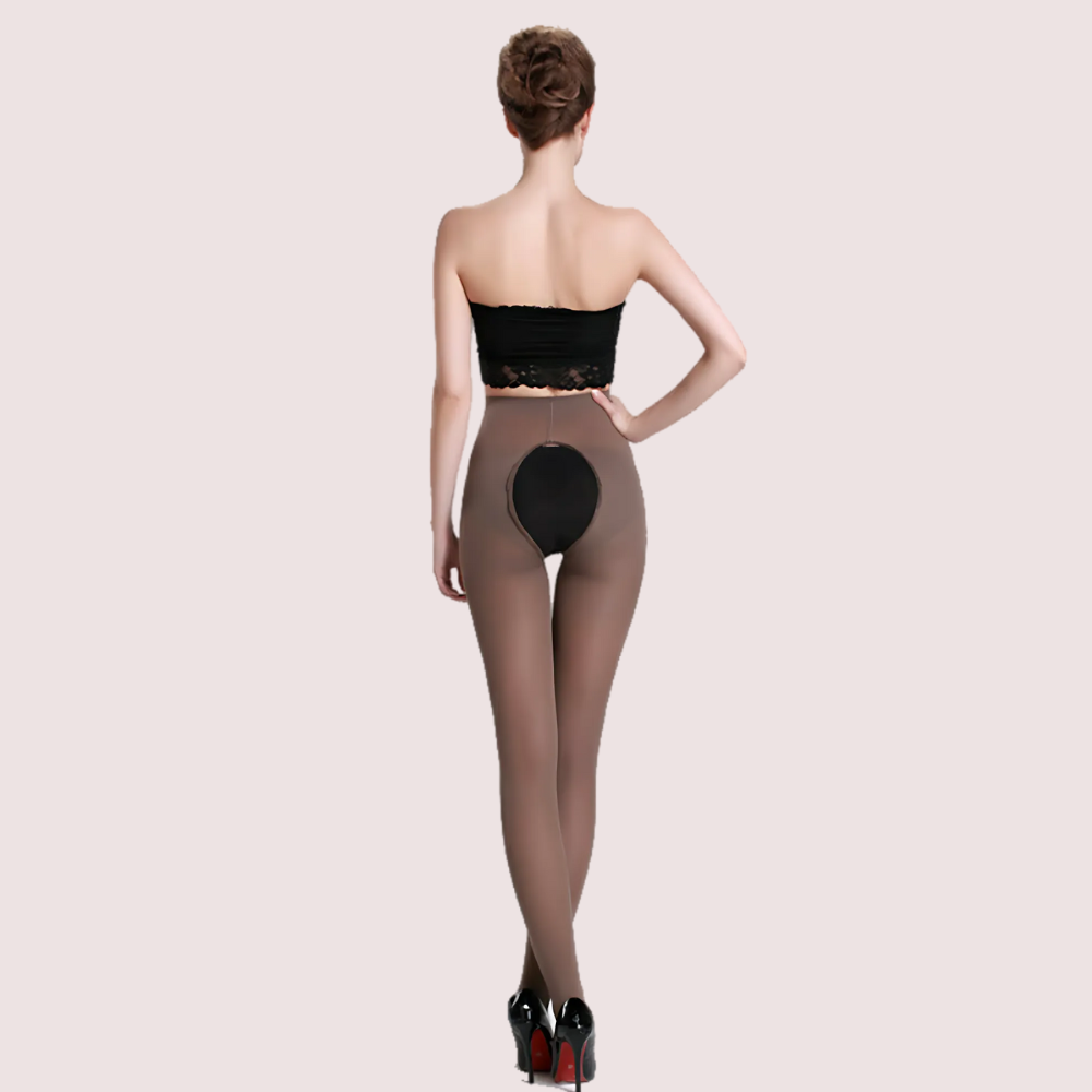 Sexy Women's Open Crotch Crotchless Pantyhose,