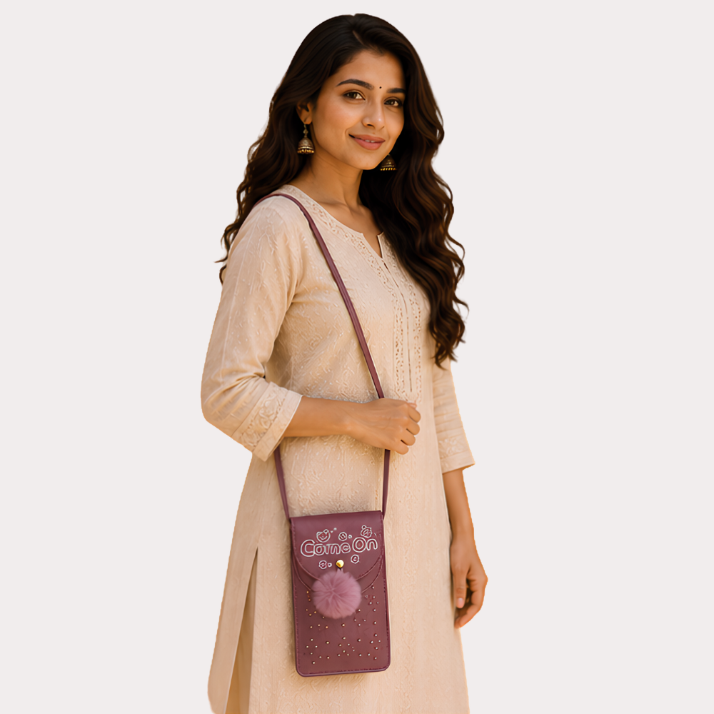 Blush Bloom Mobile Sling Bag