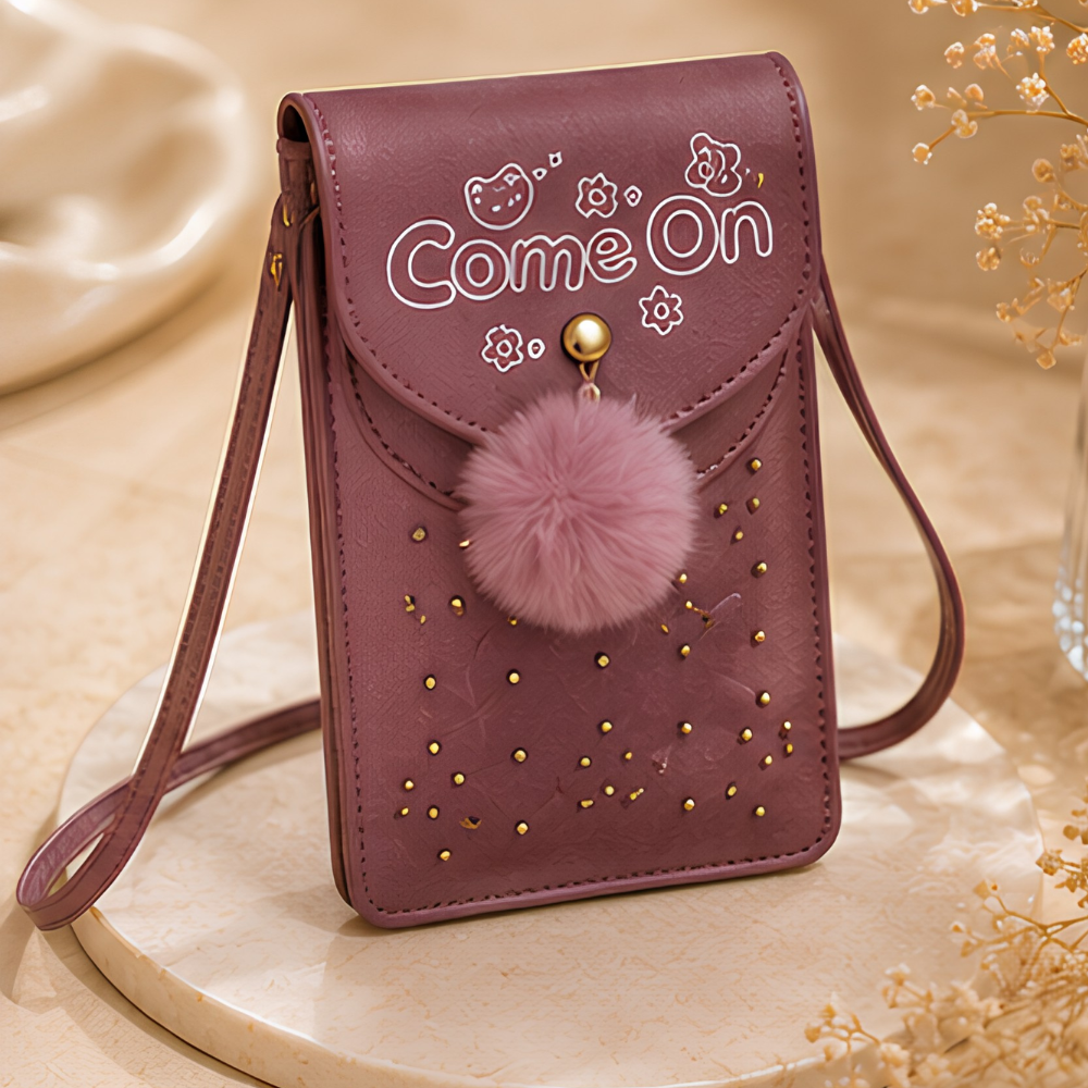 Blush Bloom Mobile Sling Bag